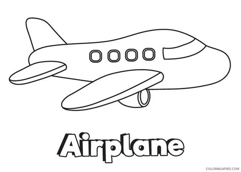 Air Plane Coloring Pages Printable Sheets Airplane Page Airplane ...