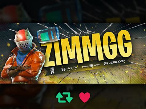 Fortnite Banner by Steven Zimmer on Dribbble