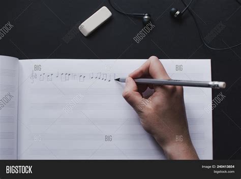 Music Notes Writing Image & Photo (Free Trial) | Bigstock