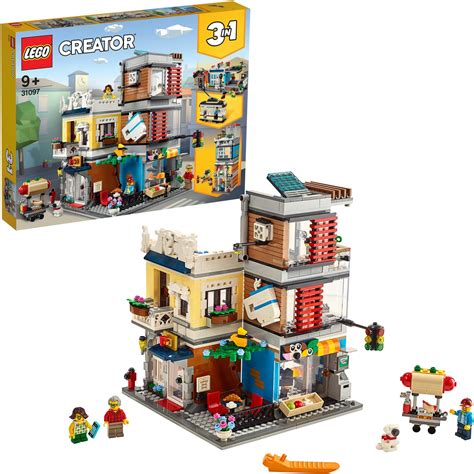 LEGO Creator 3-in-1 Townhouse Pet Shop and Café - 31097 | BIG W