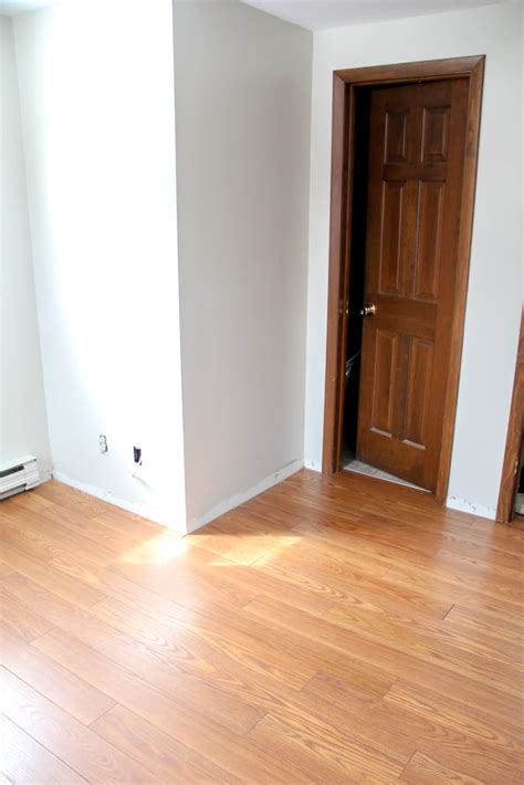 Installing Oak Laminate Flooring-11 - Bright Green Door