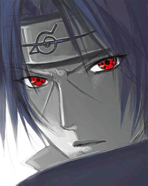 Itachi Uchiha Paint By Numbers - Numeral Paint Kit