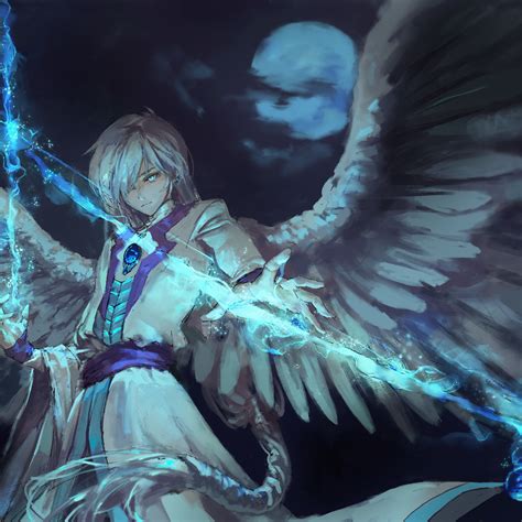 2932x2932 Anime Angel Boy With Magical Arrow Ipad Pro Retina Display HD ...