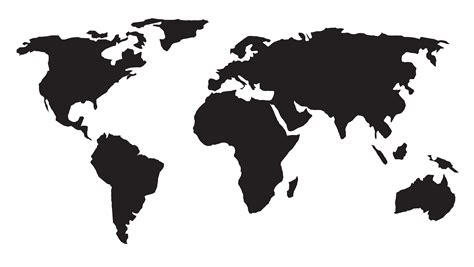 World Map Svg World Map Outline Svg World Map Silhouette Etsy New ...