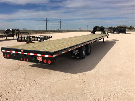 2017 PJ GN 40'x102" Hot Shot Flatbed w/Ratchet Straps | Happy Trailer ...