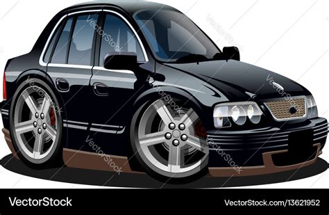 Cartoon car Royalty Free Vector Image - VectorStock