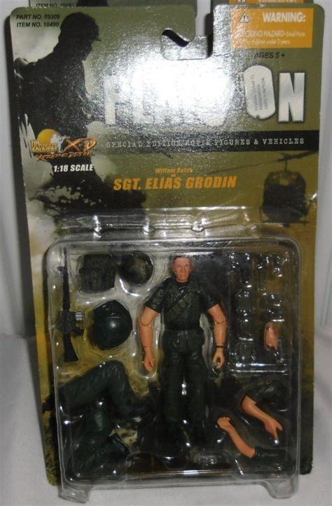 Platoon Vietnam War Action Figure 1:18 Barnes Elias Taylor US Army 25th ...