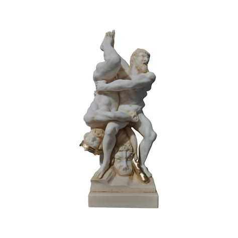 Hercules and Diomedes Statue Alabaster - Etsy