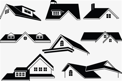 Roofs White Transparent, Vector Roof, Roof Clipart, Vector, Roof PNG ...