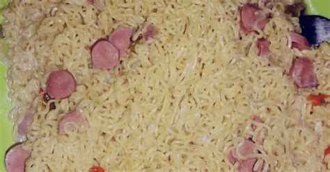 Indomie with sausage (relish) Recipe by Chef Ahmad - Cookpad