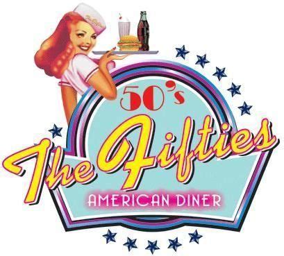 The 50's Fifties Diner Mirror Sign | American diner, Diner sign, Diner logo