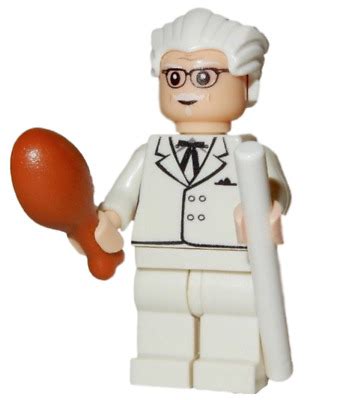 **NEW** LEGO Custom Printed - COLONEL SANDERS - KFC Restaurant ...