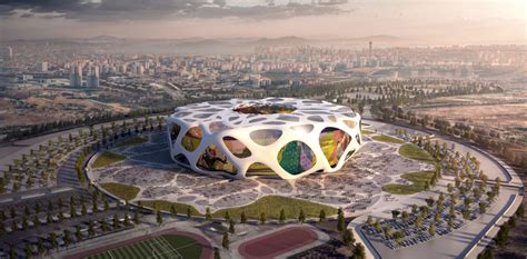 AFL Architects Reveal Images of Turkey's Soccer Stadium for UEFA Euro ...