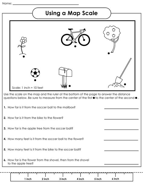 Map scale worksheet | Mapas educativos, Hojas de trabajo de ciencias ...