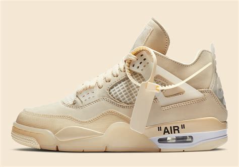 Off-White Jordan 4 Sail CV9388-100 Release Date | SneakerNews.com