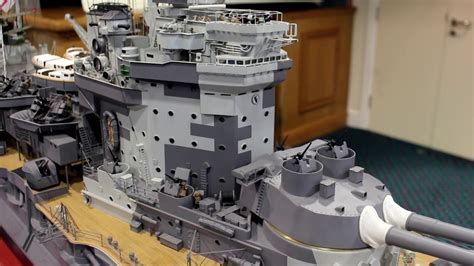 HMS Warspite 1/72 scale (built by Colin Vass)(part 1 of 6) - YouTube