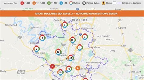 Austin Texas Power Outage Map - Get Latest Map Update