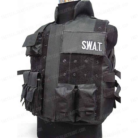 SWAT US Army Airsoft Combat Tactical Assault Vest BK for $31.49