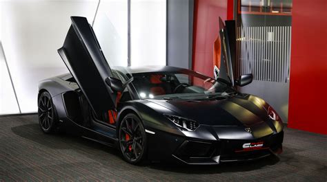 Stealthy Satin Black Lamborghini Aventador Hits the Market - GTspirit