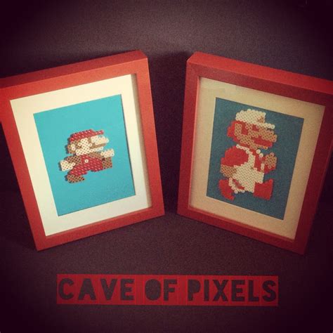 Super Mario sprites | Perler patterns, Pixel beads, Bead art