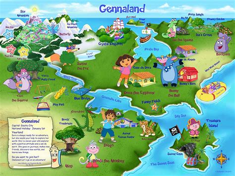 Printable Dora Map