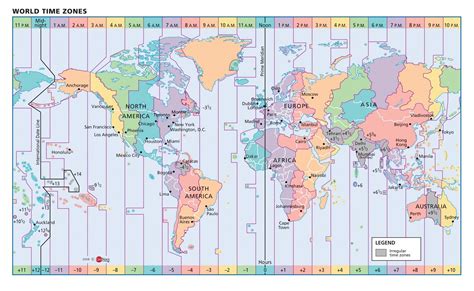 Time zone map usa with numbers - lomideco