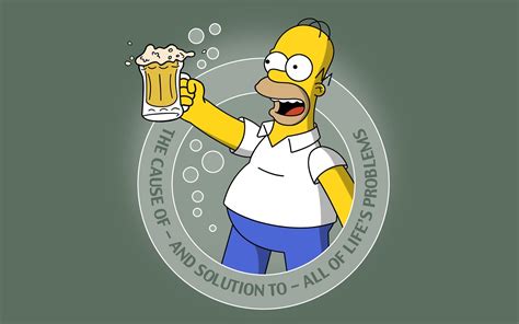 Homer Simpson Beer Wallpapers - Top Free Homer Simpson Beer Backgrounds ...