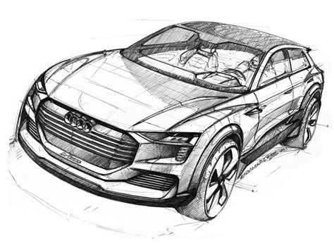 Audi h tron quattro concept Design Sketch - Car Body Design