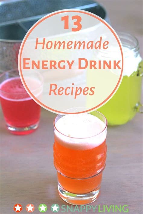 13 Homemade Energy Drink Recipes | Homemade energy drink, Energy drinks ...