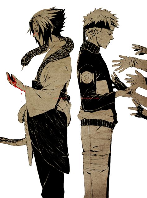 Naruto & Sasuke - Sasuke and Naruto Fan Art (34489397) - Fanpop