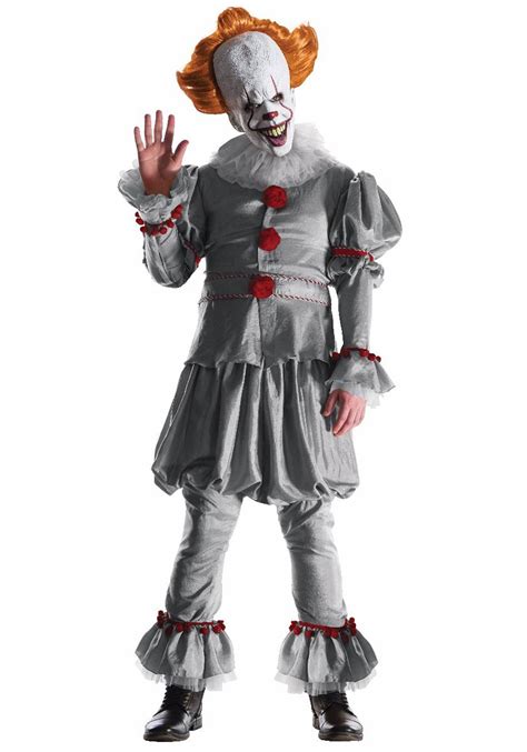 Grand Heritage Pennywise Movie Halloween Costume for Men