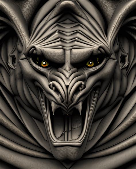 Gothic Gargoyle Background 8k Resolution · Creative Fabrica