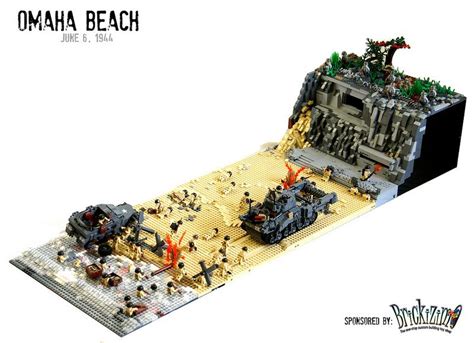 Omaha Beach! (D-Day) Lego Military, Military Diorama, Lego Ww2, Lego ...