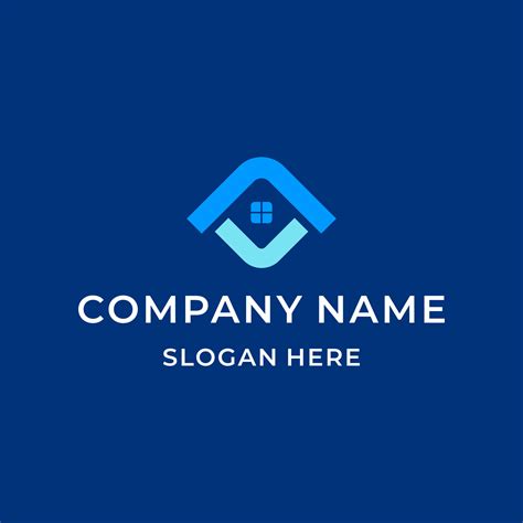 simple home logo design concept 10841933 Vector Art at Vecteezy