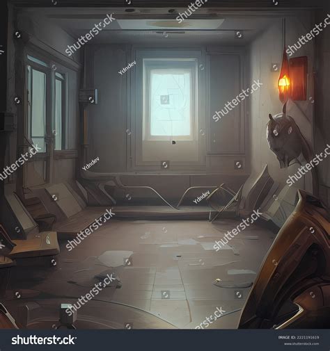 Sci Fi Room Concept Art Idea Stock Illustration 2221191619 | Shutterstock