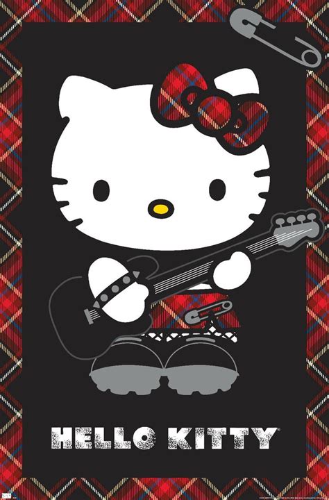 Trends International Hello Kitty - Punk Wall Poster, 22.37" x 34.00 ...