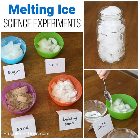 Melting Ice Science Experiments {Fun!} - Frugal Fun For Boys and Girls