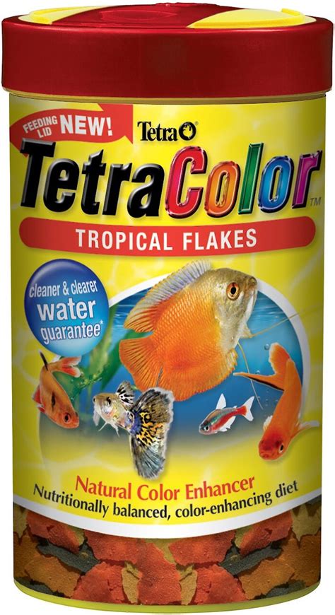 TETRA Color Tropical Flakes Fish Food, 0.42-oz jar - Chewy.com