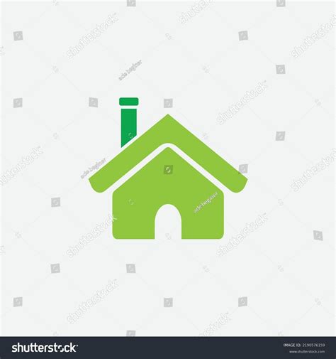 Simple Abstract Home Logo Design Stock Vector (Royalty Free) 2190576159 ...