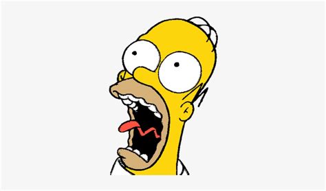 But She Kept Screaming - Homer Screaming Transparent - 313x400 PNG ...