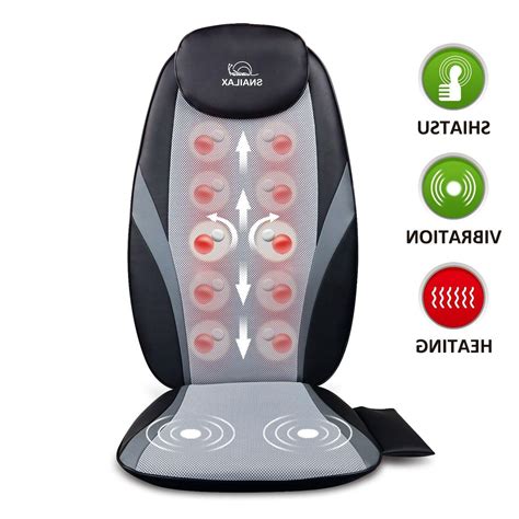 【Snailax Official Shop】Shiatsu Back Massager with Heat Massage