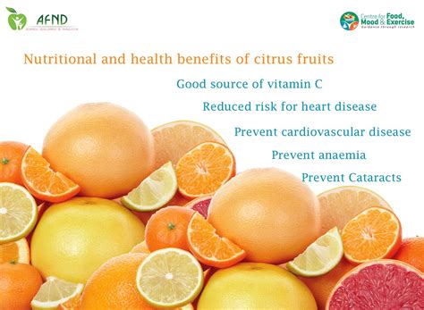 Nutritional and health benefits of citrus fruits.. | Nutrition and ...