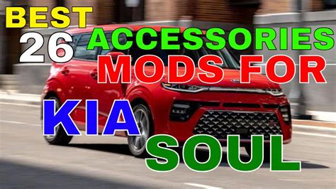 26 Different Accessories MODS You Can Have In KIA SOUL For Interior ...