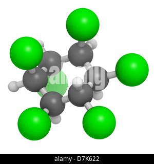 Chemical structure of lindane, a toxic insecticide and a Stock Photo ...