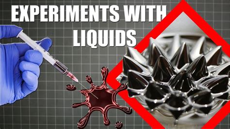 Most amazing experiments with liquids you can do at home💦 - YouTube