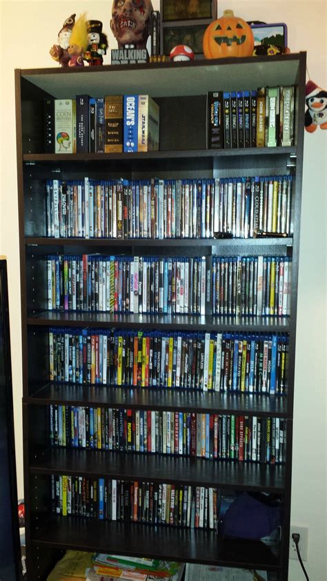 My entire Blu-Ray collection of 311 movies, and a couple of TV box sets ...