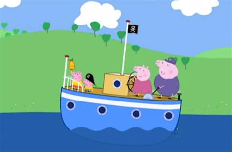 Peppa Pig Boat - Rain Will