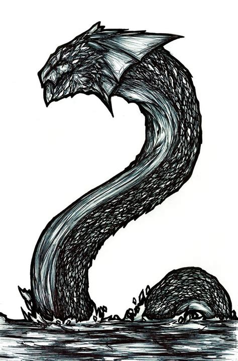 Sea Serpent | Sea creatures art, Sea serpent, Serpent tattoo