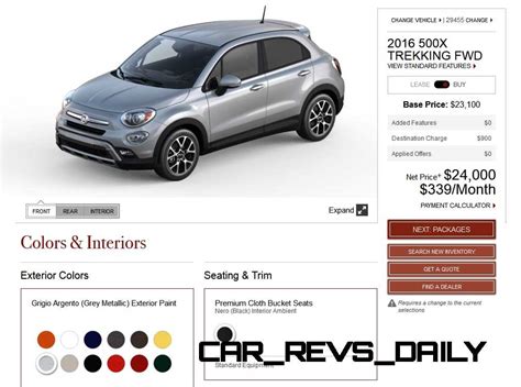 2016 Fiat 500X Pricing, Colors and Real-Life Photos!