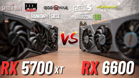 Radeon RX 5700 xt vs RX 6600 - 1080p - Teste comparativo em 8 jogos ...